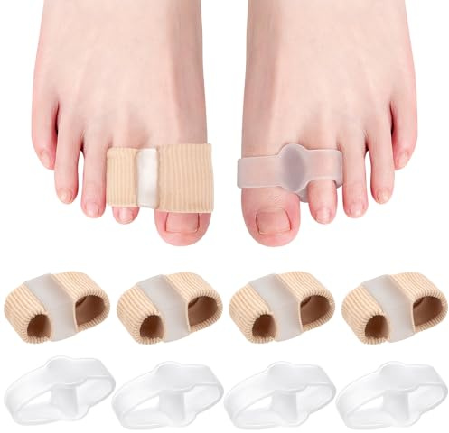 Leikedun 8 Pcs Separadores de Dedos del Pie para Juanetes
