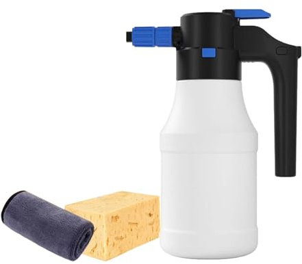 Suammiitstrieadea Pulverizador eléctrico de espuma para coche, 1500 ml, 12 x 28 cm, de mano, para césped y jardín, duradero