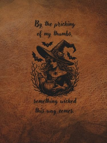 ARABELLA ALLEY Create your own Recipe Book, Journal, Sketchbook, Scrapbook, Photo Album, All-purpose Writing Journal, Halloween, Gothic, 8.5x11, 300 ... Witch, Something Wicked This Way Comes
