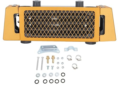 Motorcycle Oil Cooler Aluminium EFFICIENT Engine Cooling Radiator ATV Dirt Bike