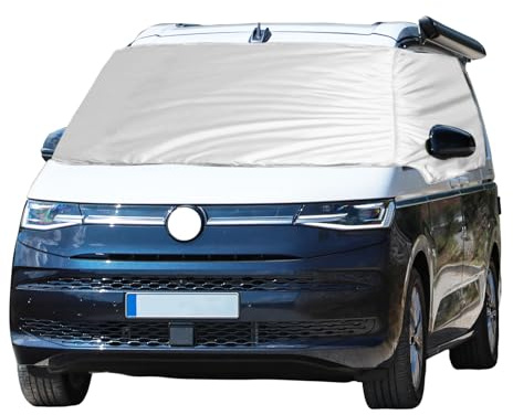 Extra Dicke Frontscheibenabdeckung für VW T7 Multivan, Auto Windschutzscheiben Sonnenschutz