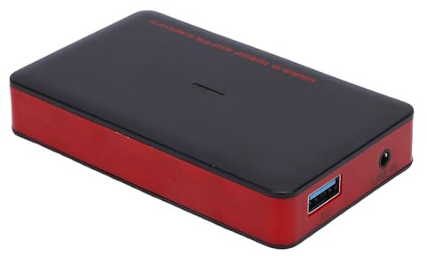 Aramox Scheda di Acquisizione HDMI, Interfaccia Multimediale 4K HD a Videoregistratore USB 1080p 60FPS per Streaming Live, Registrazione di Giochi, Nessun Driver Richiesto