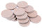 Merriway BH05282 (16 Pcs) Self Adhesive Floor Furniture Protection Felt Pad Round 38mm x 4mm Thick - Set of 16 Pieces, White