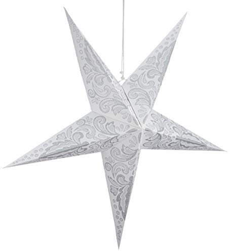 Star PapiersternBlaze, 5zackig, weiß