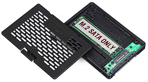 ICY DOCK M.2 SATA SSD to 2.5 inch SATA III SSD Enclosure Adapter Tool Free | EZConvert MB703M2P-B