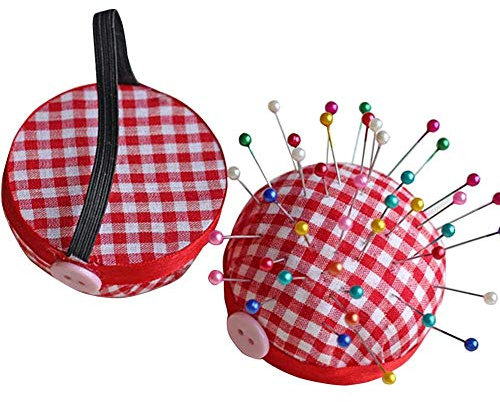 Nadelkissen für das Handgelenk, tragbar, Nadelkissen zum Nähen, 6 cm, sehr praktisch und beliebt