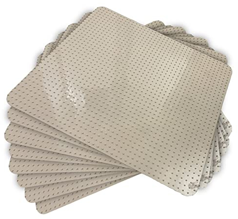 RESILIA Furniture Protector Pet Deterrent Tiles - Pet-Free Training Mat, for Cats, Dogs, Rabbits, Indoor and Outdoor Use, Beige Color, 21 Inches x 19 Inches, 8 Pack