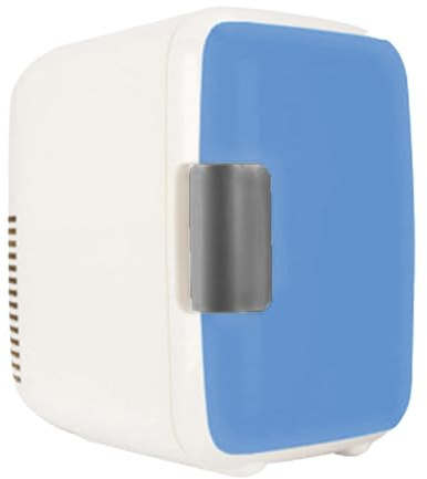 vincente Mini frigo portatile, mini frigo personale, per camera da letto, viaggi e auto, capacità 4 litri
