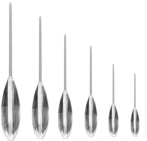 Hezhou 6 Stück Angelhilfe angsam sinkend Fishing 8g-25g langsam sinkend Set zum Forellenangeln Forelle sinkend Spirolino Set Schwimmer Forellenköder Ideal für Forellenteig und Spoons Forelle