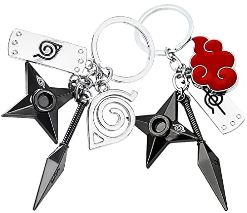 Siphus Anime Schlüsselanhänger, Metall Anhänger für Schlüssel, 2 Stück Cartoon Keychain, Anime Schmuck für Rucksäcke, Handtaschen, als Geschenk
