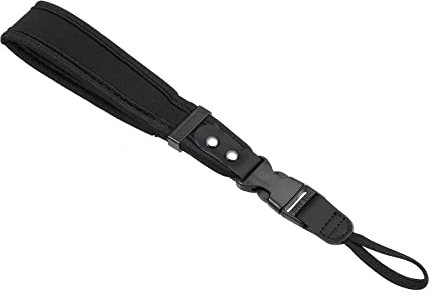PATIKIL Camera Wrist Strap, Polyester Soft Adjustable Cord Rope Hand Grip with Buckle for Outdoor Photography Camera, Black