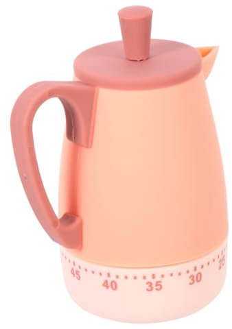 MAGICLULU Kitchen Baking Timer Mechanical Countdown Timer Reusable Orange Cooking Time Manager Desktop Kitchen Supply for Cooking and Study