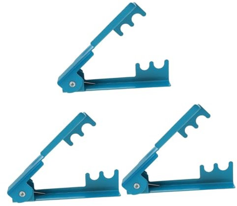 Tofficu 3 Pz Pinze da piercing trimmer spina delle foglie maniglia cesoie per siepi Strumento per rimuovere spine Attrezzo per fioristi pinza rosa rimozione delle spine plastica Sky-blue