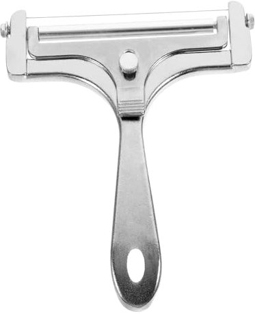 Warmhm Formaggio a fessura di formaggio affettatrice cucina taglio maniglia affetta formaggio affettatrici di formaggi trita formaggio utensili da formaggio Acciaio inossidabile Argento