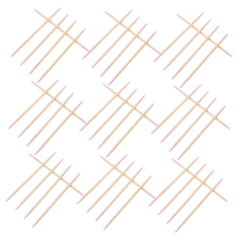 Zerodeko 1500stücke Spitze Wattestäbchen aus Holz für Nägel Augenbrauen Wimpernverlängerung Make-up Nailart und Microblading Präzisionswerkzeuge für Professionellen und Täglichen Gebrauch