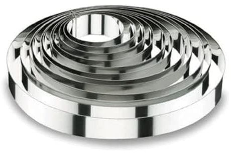 Lacor 68520 - Anneau rond de souris 20x4, 5 cm en acier inoxydable | Fabriqué en acier inoxydable de qualité alimentaire; haute résistance à la corrosion et usure quotidienne