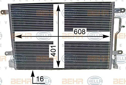 BEHR HELLA SERVICE 8FC 351 343-554 Kondensator, Klimaanlage