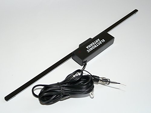 Antenne pour Fenêtre Antenne de Voiture Antenne de Voiture Intérieur Universel Fm Incl. 12V Amplificateur Antenne de Vitre Bateau