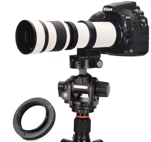 Telephoto Lens for Canon -JINTU EF Mount 420-800mm Manual Focus MF Zoom Lens for Canon EOS Rebel T8i/850D T7i/800D T7/2000D T6/1300D T6s/760D T6i/750D T5i/700D T5/1200D T4i/650D T3i/600D T3/1100D