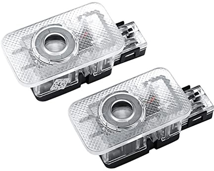 Car LED Welcome Light Door Logo Courtesy Projector Light for Volvo V40 V60 S60 S80 XC60 XC90,White