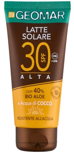 Geomar Sonnenmilch mit Bio Aloe und Kokoswasser SPF30, 100 ml