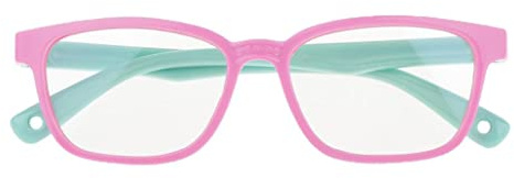Hellery Baby Anti Silikagel Brille Kinder Brille Modisch , Rosa + Grün