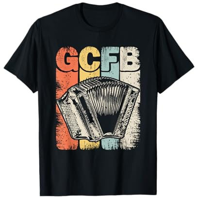 Retro Steirische Harmonika Ziehharmonika G-C-F-B T-Shirt