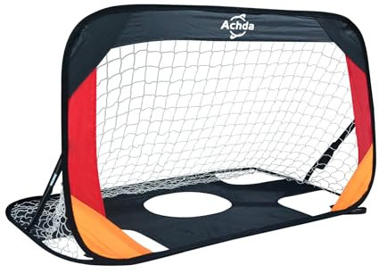 Achda Fußballtor für Kinder. Fußballtor 2er Set für Garten Kinder.Fußballtor mit Torwand.Doppelt verwendung im Innen-und Außenbreich,geeignet Größer für Kinder 70 * 70 * 100cm