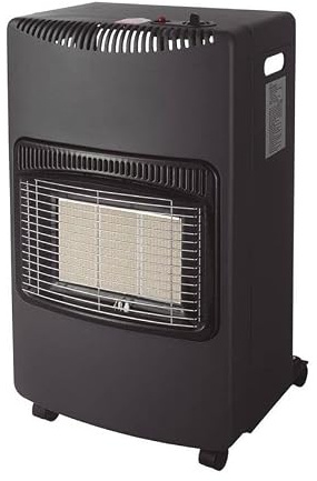 Estufa de butano plegable infrarrojos 4200W, ideal para calefacción exterior y campings.