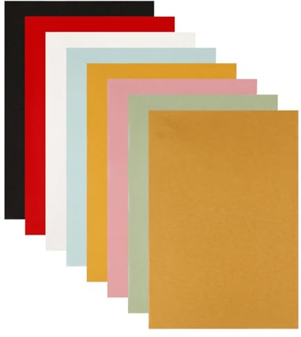 COLLBATH Coloured Tracing Paper Sheets 50 Sheets Translucent Vellum Paper for Sketching Calligraphy Copy Work Art and Craft Projects Transparent Parchment 5.91 X 3.94 in