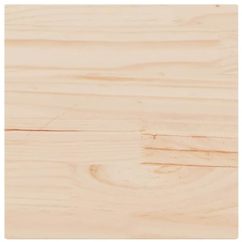 vidaXL Table Top, Dining Table Top for Home Restaurant, Replacement Board for Side Table Dinner, Wooden Furniture Top, Square Solid Wood Pine