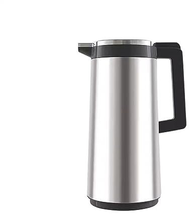 Carafe à café isotherme, 1,3 L/1,6 L/1,9 L, coque en acier inoxydable, bouilloire isolée, grande capacité, bouteilles d'eau chaude, cafetière intérieure en verre, pot isolant (taille : 1,3 L) (1,9 L)(