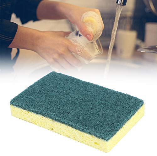 Juroupi 3Pcs Household Kitchen Dishwashing Sponge Water Absorbent Pot Bowl Cloth
