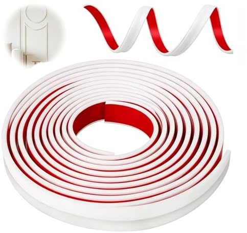 Dagran Moulures Autocollantes 6 m x 28 mm Panneau Mural Decoratif Flexible Décoration Murale Intérieure DIY pour Portes D'armoires Cadres de Miroir Portes