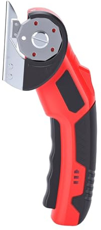 Asixxsix Forbici Elettriche Senza Fili, Cesoie per Tessuto con Batteria Ricaricabile da 1500 MAh con Blocco di Sicurezza, per Taglio Artigianale di Cucito in Cartone, Pelle e Moquette