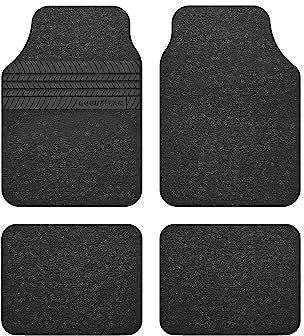 Goodyear GOD9018 Alfombra Moqueta, Color Negra GY, Tamaño Universal