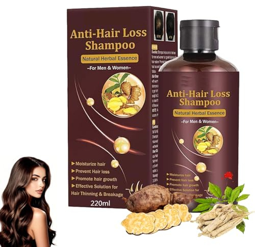 Haarwachstum Shampoo, Anti Haarausfall Shampoo, für Schnelleres Nachwachsen der Haare/Verhindert Haarausfall für Männer und Frauen