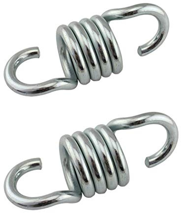 Paraphee Lot de 2 ressorts de hamac en fer galvanisé antirouille pour chaises suspendues et balançoires de porche Capacité de poids 500 kg