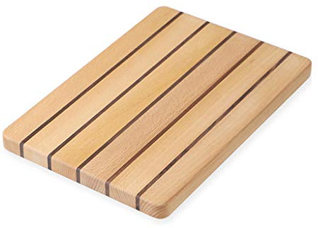 DSISI Tabla de Cortar, Madera Maciza Tabla para Picar de Cocina para El Hogar Rayas Rectangulares Nogal Negro Haya Tabla de Cortar Sin Pintar para Cortar Frutas Y Verduras Carne