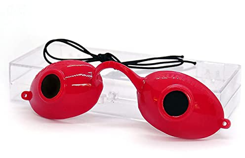 Super Sunnies Solarium UV gafas FDA compatible w/Case - Rojo