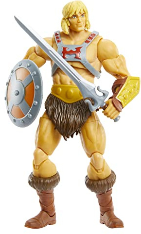 Masters of the Universe Masterverse Revelation He-Man Action Figure, 7-in MOTU Battle Figure for Storytelling Play, Gift Age 6+ And Adult Collectors, GYV09 | Masters Of The Universe Revelation 17,8 cm Actionfigur Masterverse Netflix - He-Man