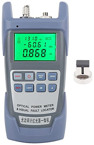 Fyearfly DXP-50D Optical Power Meter - Fiber Light Decay Tester 5km 1MW - Accurate & Durable, No Battery Included