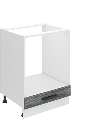 Belini Unterschrank SDP 60 cm, ohne Arbeitsplatte, Glamour Wood | Küche, Küchenunterschrank Breite, Küchenschrank ohne Tür, mit Schubladen