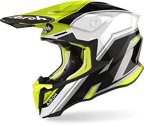 Airoh Twist 2.0 Shaken Motocross Helm, gelb, 2XL (63)