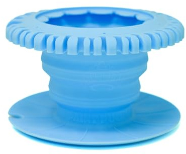 Paint Puck Zusammenklappbarer Pinselreiniger (All-in-One) Fine Art, Studio, Klassenzimmer, Pinselhalter und Silikon-Reinigungssystem für Acryl, Aquarell und wasserbasierte Medien (blau)