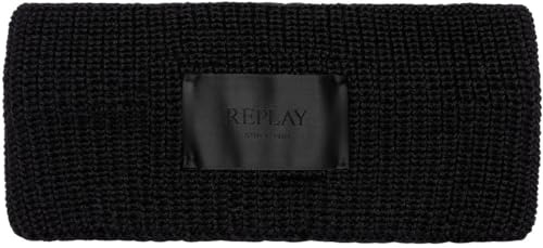 Replay Damen Stirnband Warm, Schwarz (Black 0098), OneSize