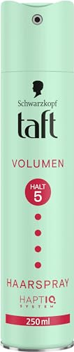Schwarzkopf Taft Spray pour cheveux volume (250 ml), tenue 5, pour cheveux fins et clairsemés, formule végétalienne