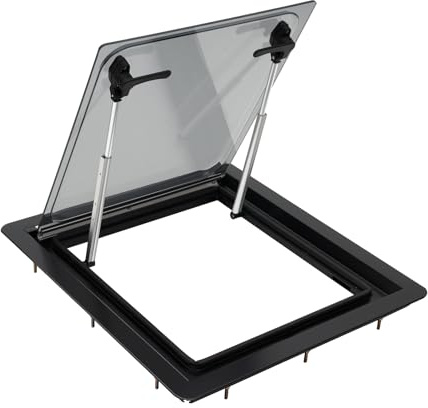 Fenêtre basculante pour camping-car, 450 x 500 mm, fenêtre latérale rabattable, fenêtre de camping-car, caravane, camping, fenêtre externe pour camping-car, caravane, camionnette, camping-car