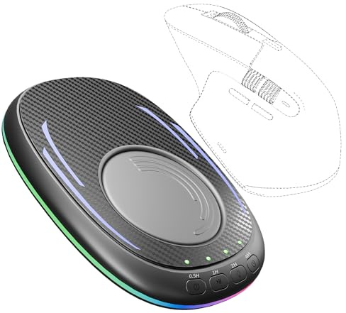 VIRGA CARE Undetectable Mouse Mover,Ultra-Thin & Silent Mouse Jiggler with Timer,Driver-Free Mouse Wiggler Device with ON/Off Switch,Breathing Light to Keeping The Computer Active