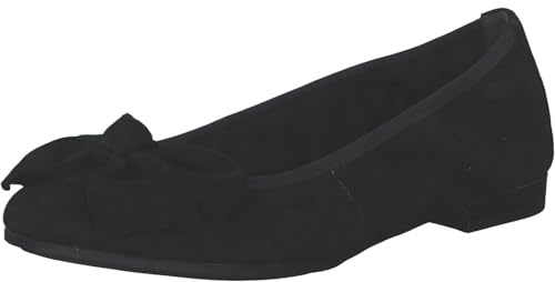 Tamaris Ballerina Damen Elegant schwarz,EU 37